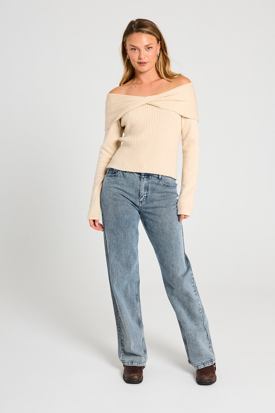 FQSCULLY - PULLOVER - BEIGE