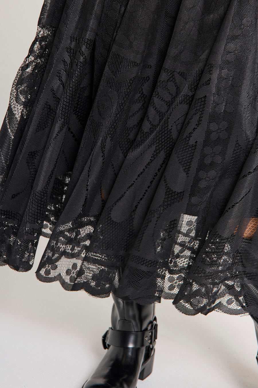 FQLALLY - SKIRT - BLACK