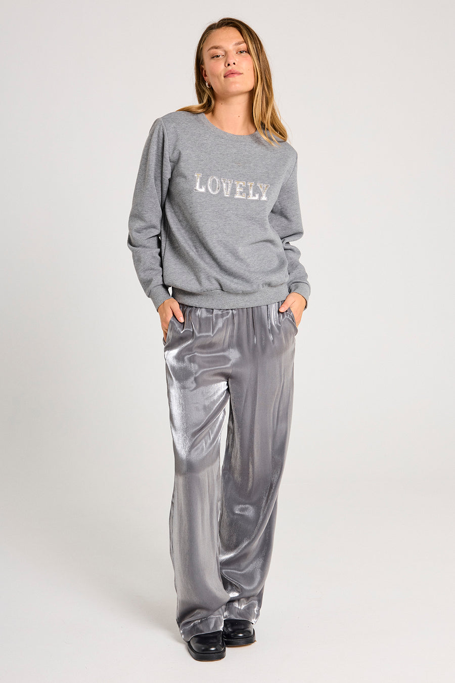 FQKAMELA-PULLOVER - GREY