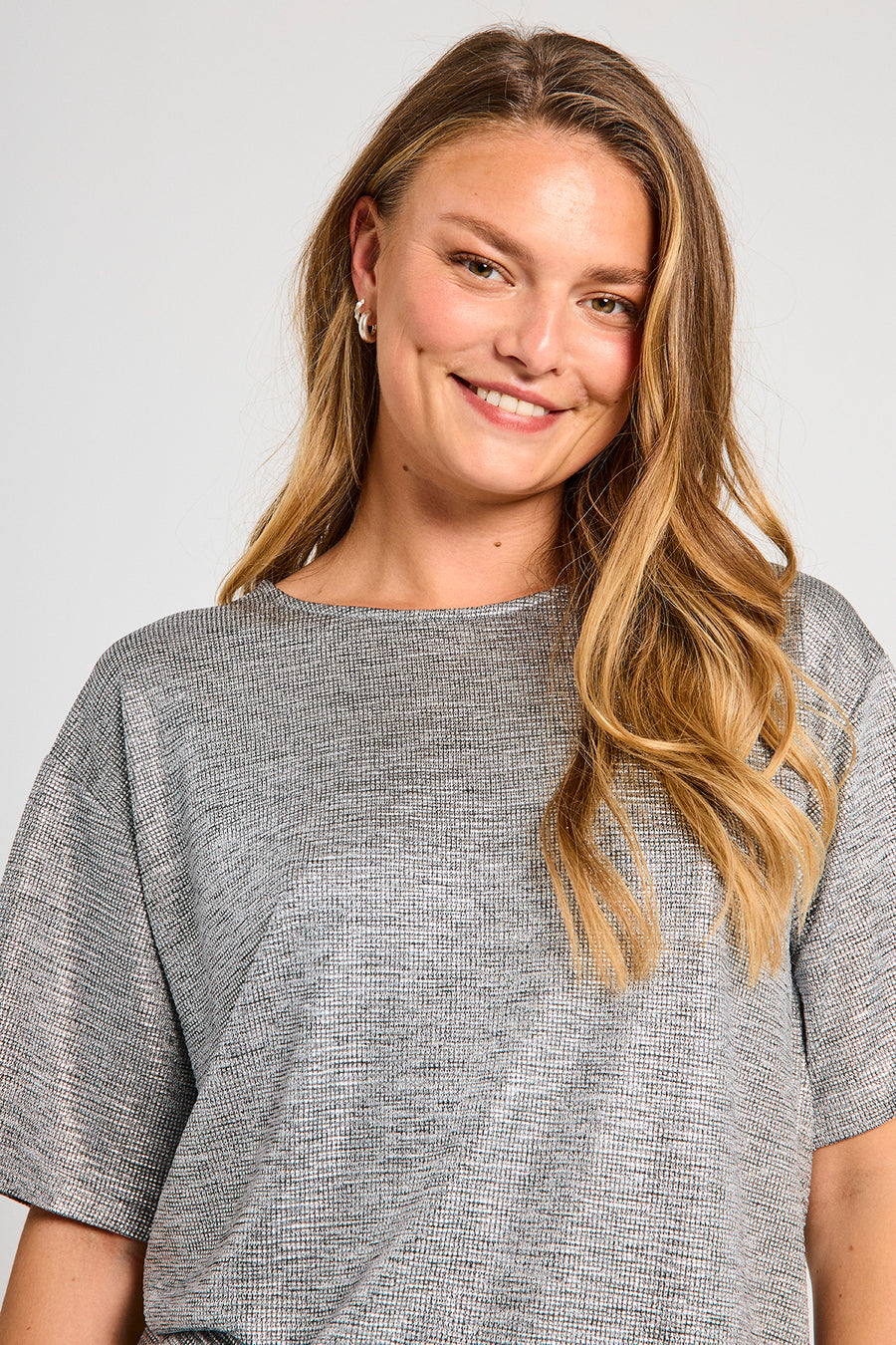 FQSATINA - T-SHIRT - GREY