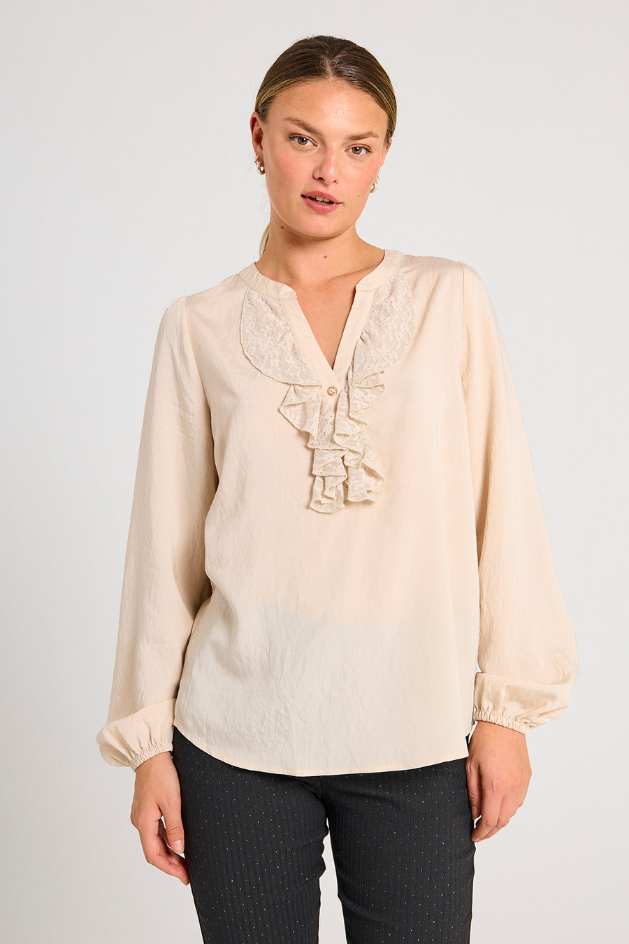 FQGRULY - BLOUSE - BEIGE