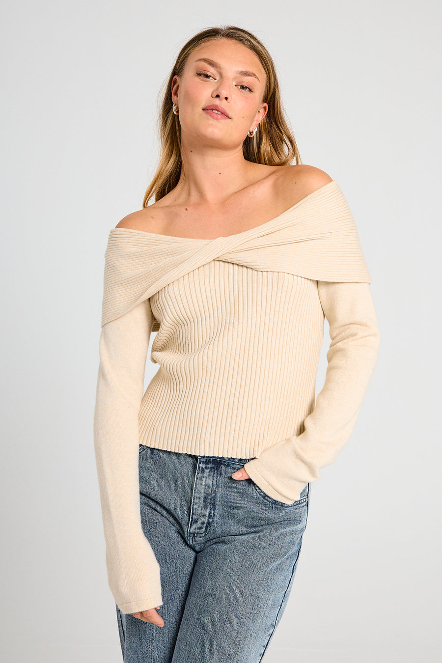 FQSCULLY - PULLOVER - BEIGE