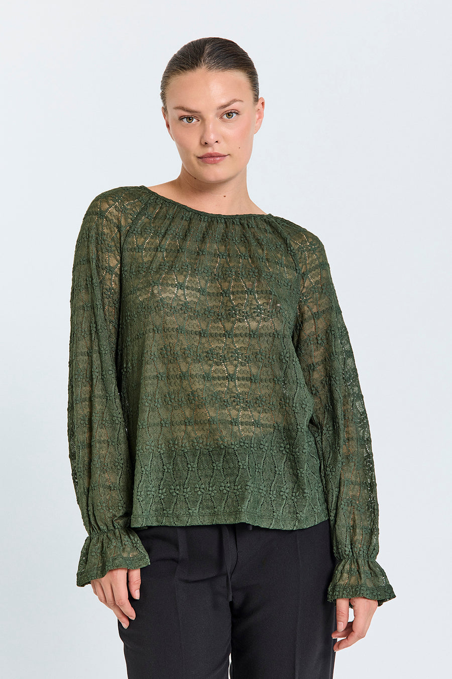 FQIBENA - BLOUSE - GREEN