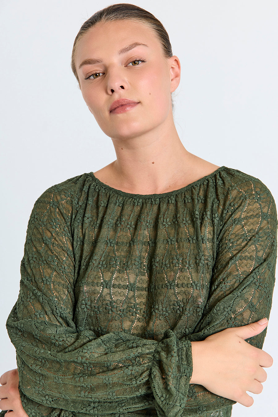 FQIBENA - BLOUSE - GREEN