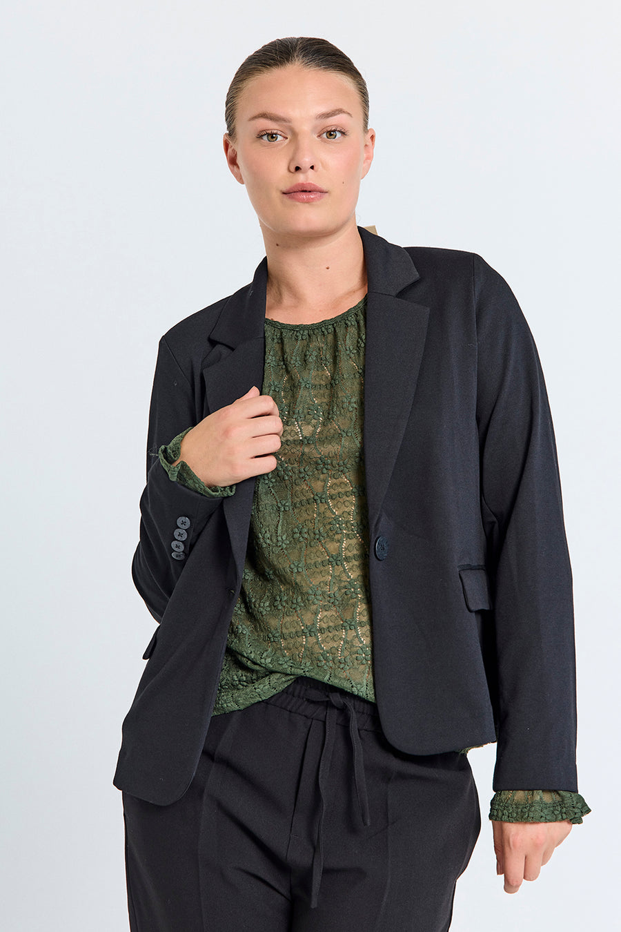FQNANNI - BLAZER - BLACK