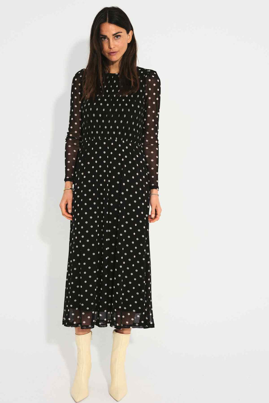 FQMANTA-DRESS - BLACK
