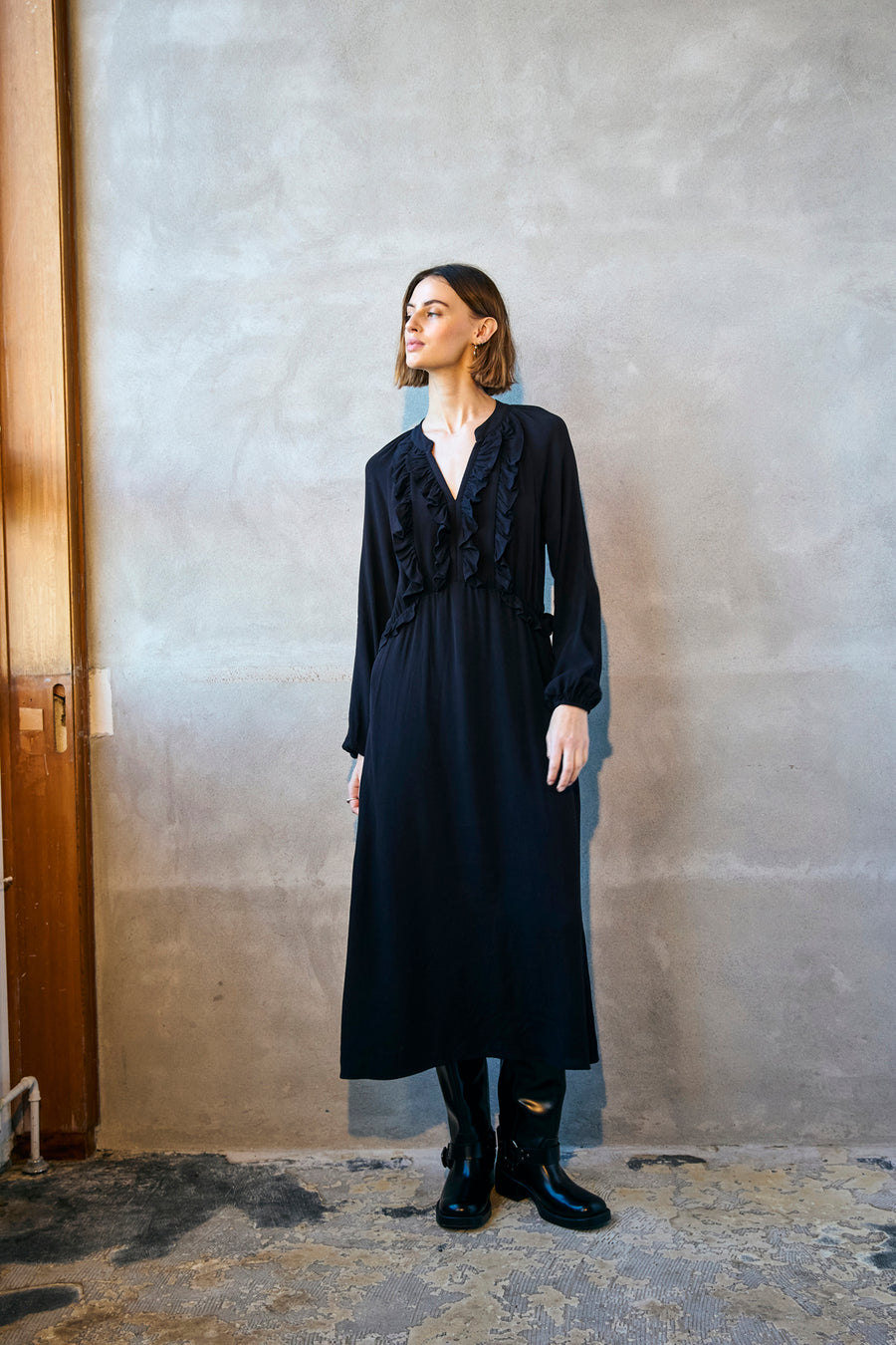 FQBLUMA - DRESS - BLACK