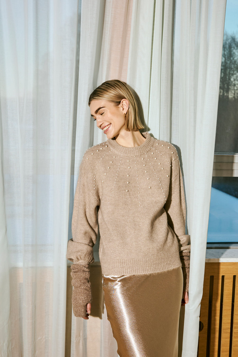 FQBIMBA - SKIRT - BEIGE