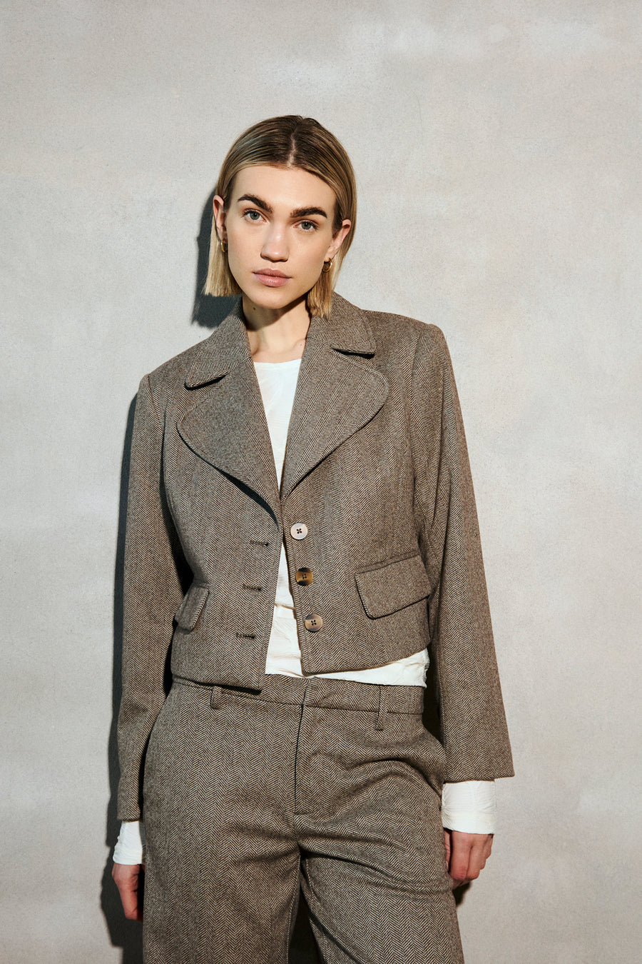 FQSILLEN - JACKET - GREY
