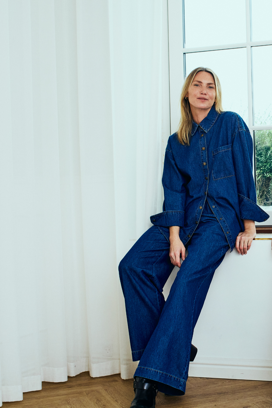 FQLISEA - DENIM PANTS - BLUE