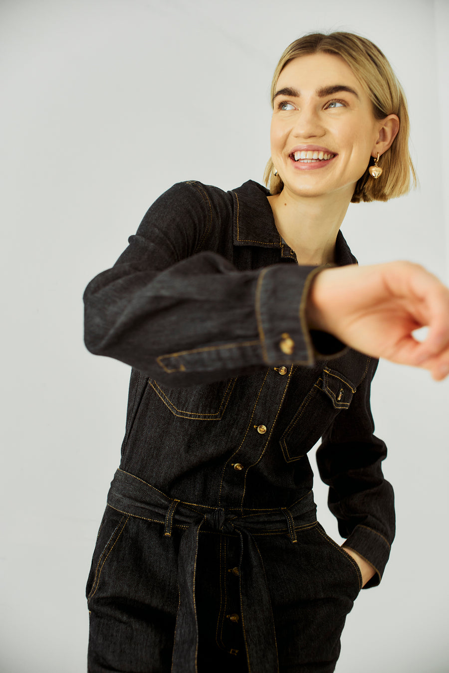 FQLISEA - JUMPSUIT - BLACK