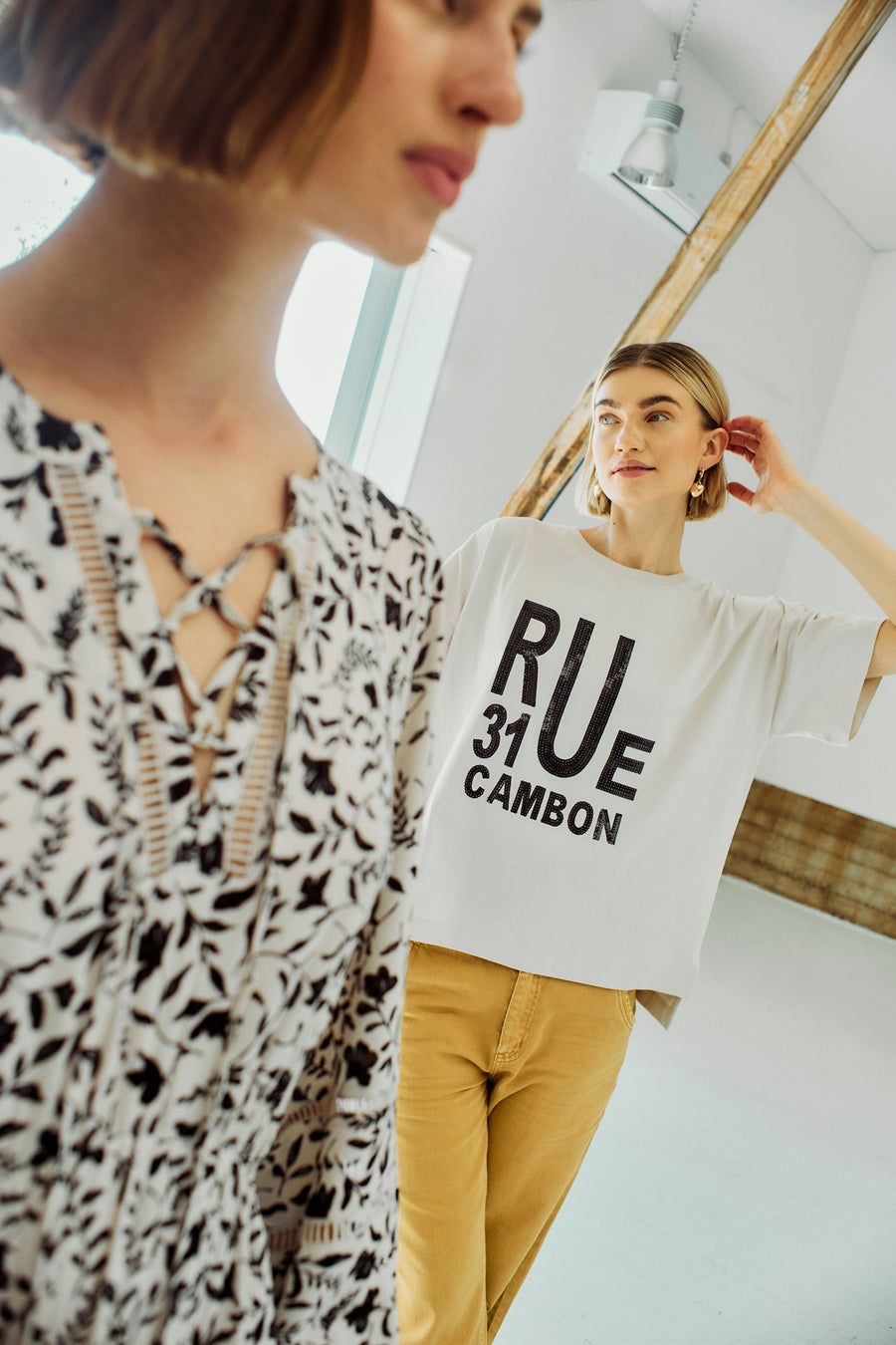 FQCAROL - T-SHIRT - BEIGE