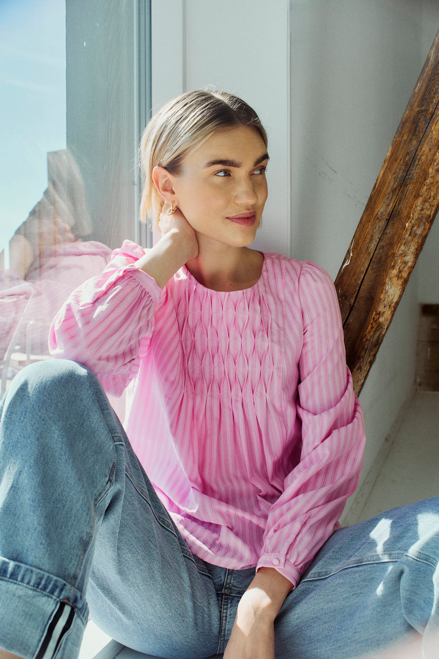 FQISA - BLOUSE - ROSE