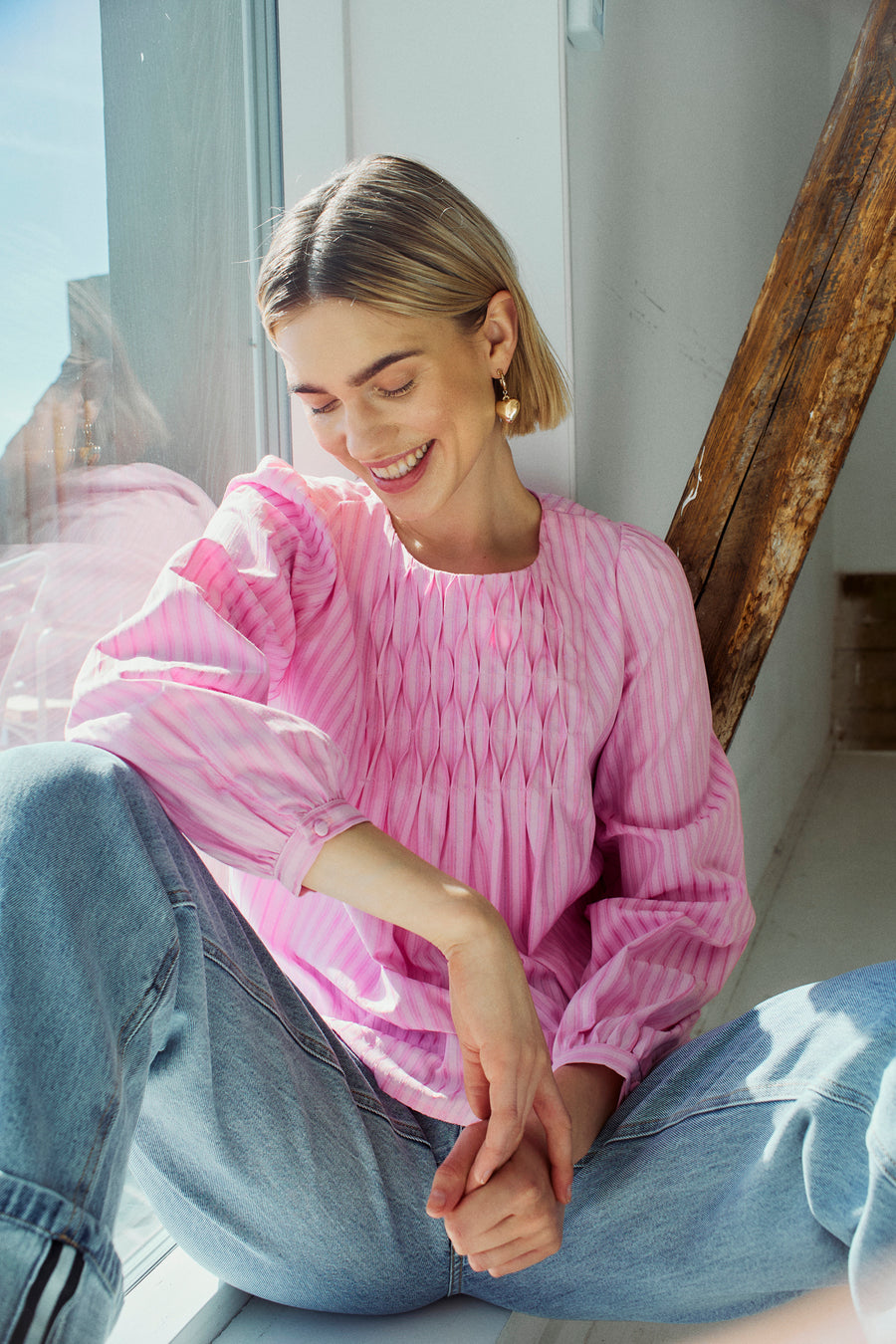 FQISA - BLOUSE - ROSE