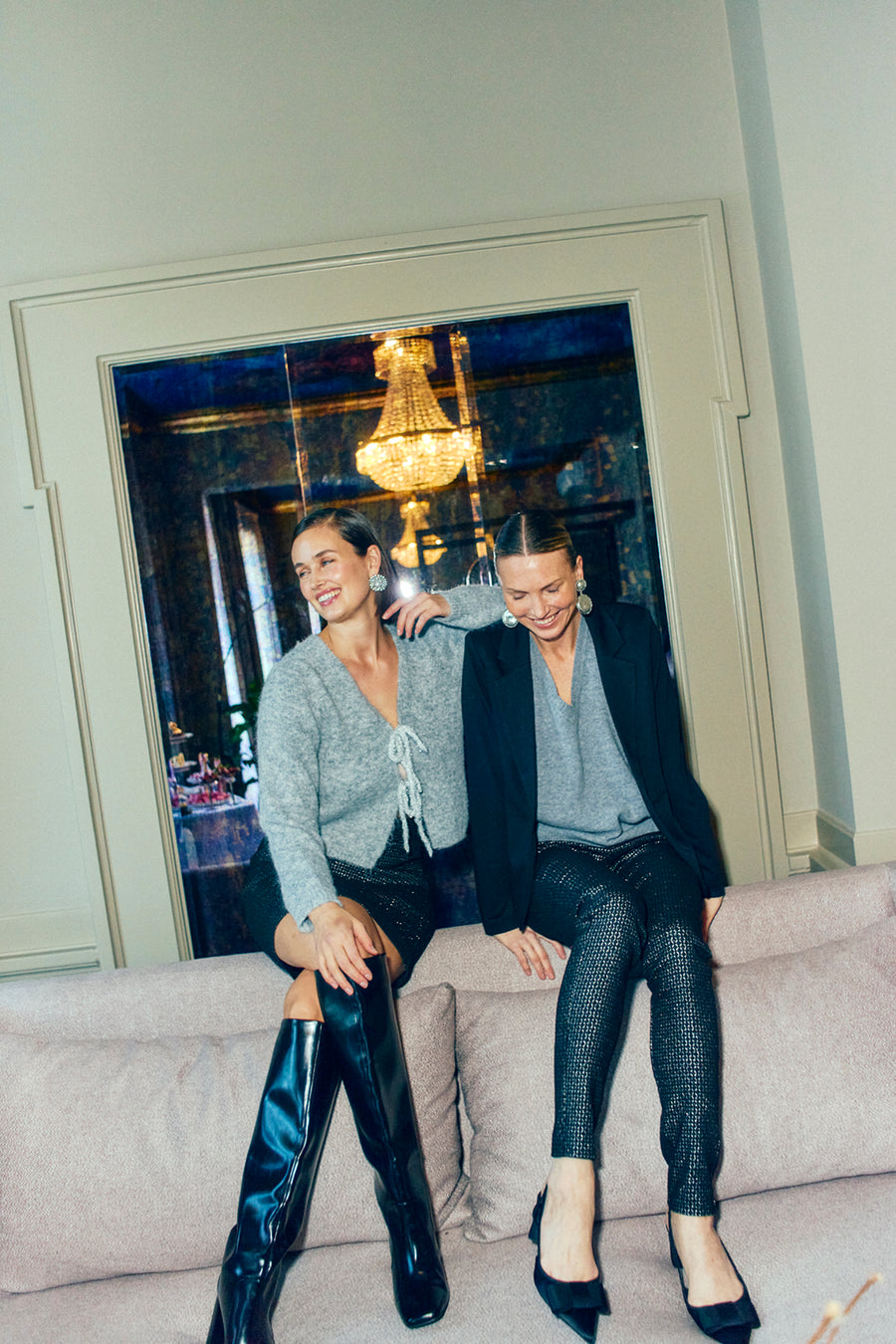 FQGRSLULU - CARDIGAN - GREY