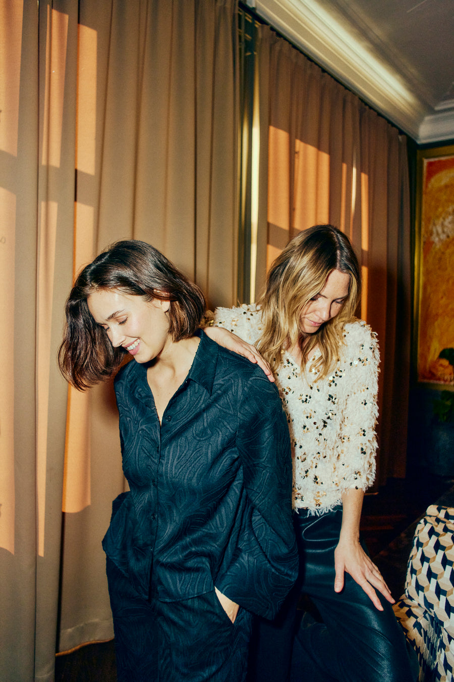 FQMINNA - SHIRT - BLACK