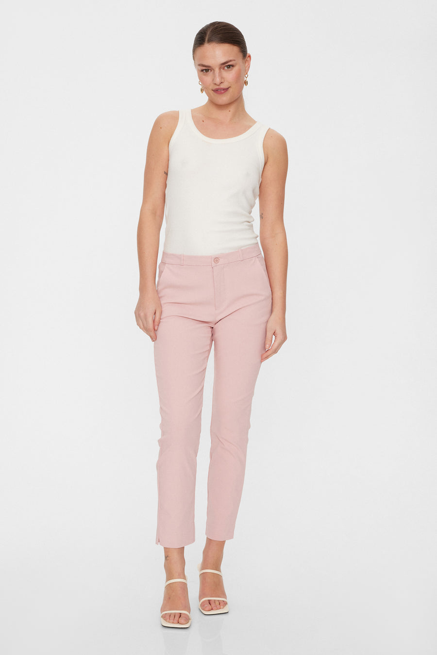 FQSOLVEJ - ANKLE PANTS - ROSE