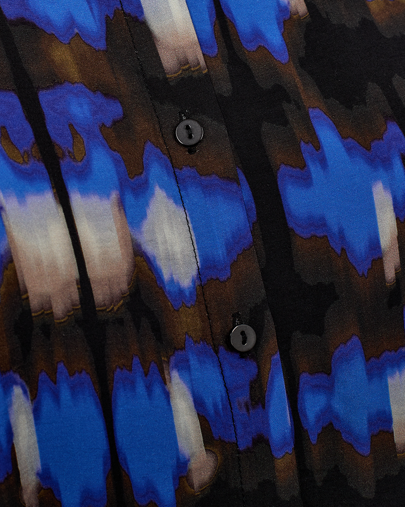 FQJULIE - SHIRT - BLACK AND BLUE