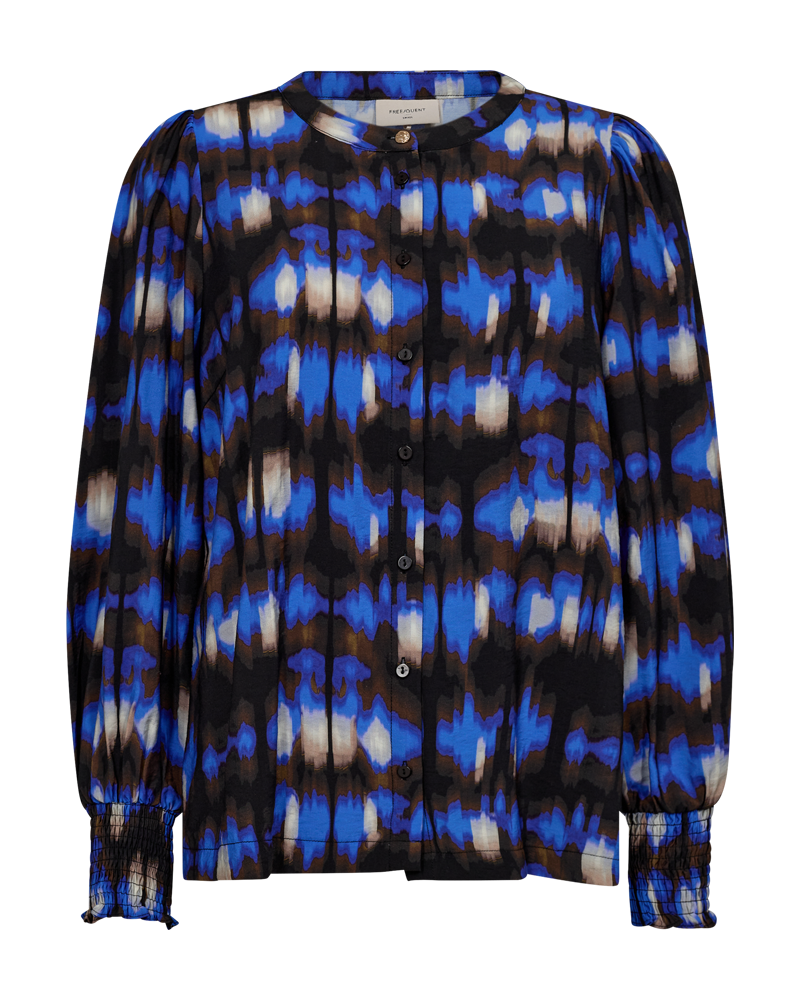 FQJULIE - SHIRT - BLACK AND BLUE