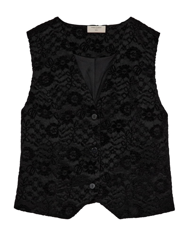 FQGRY - WAISTCOAT - BLACK
