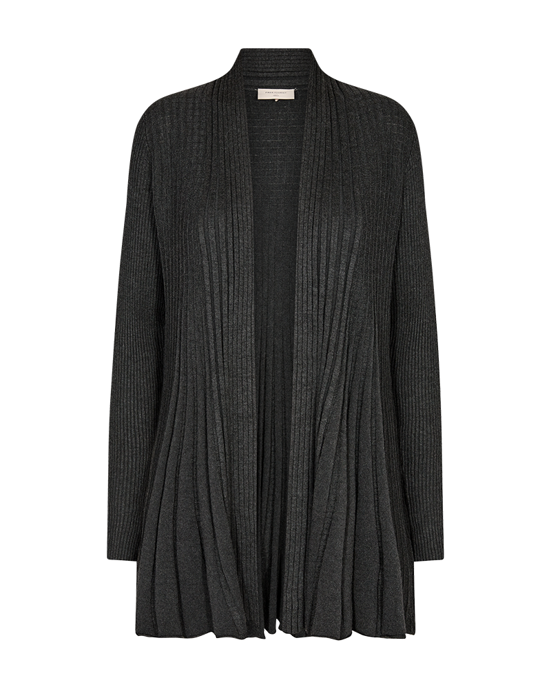 FQCLAUDISSE - LONG CARDIGAN - GREY