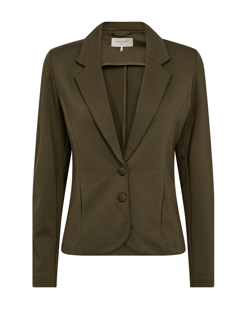 FQNANNI - FORM-FITTING BLAZER - GREEN