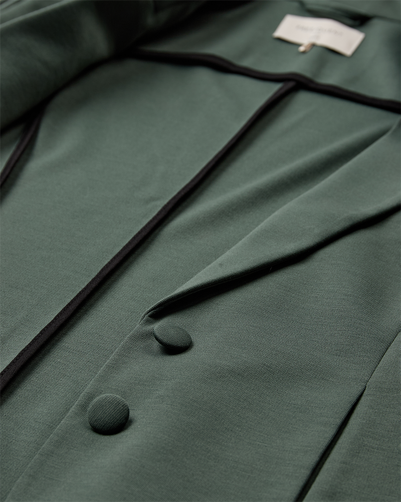 FQNANNI - FORM-FITTING BLAZER - GREEN