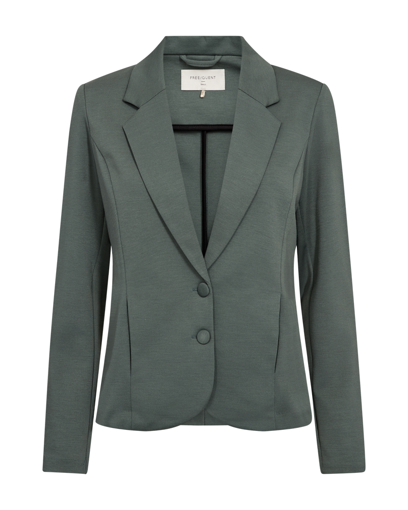 FQNANNI - FORM-FITTING BLAZER - GREEN
