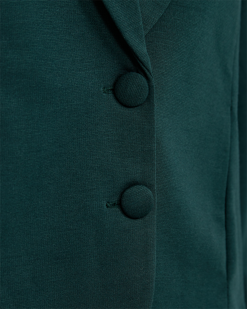 FQNANNI - FORM-FITTING BLAZER - GREEN