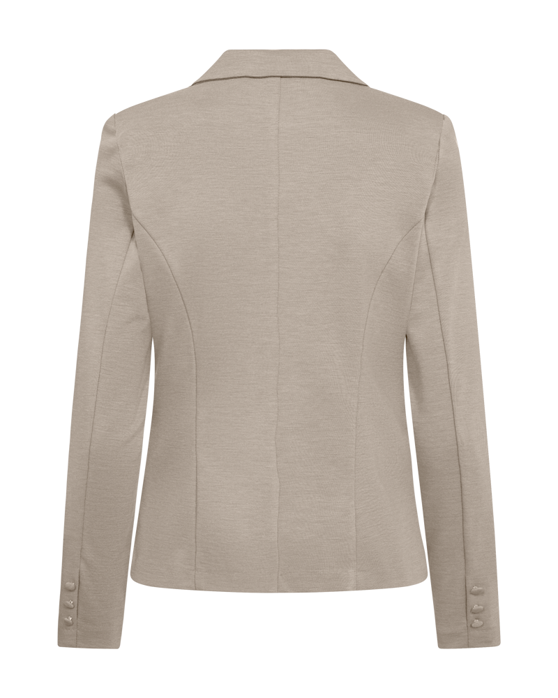 FQNANNI - FORM-FITTING BLAZER - BROWN