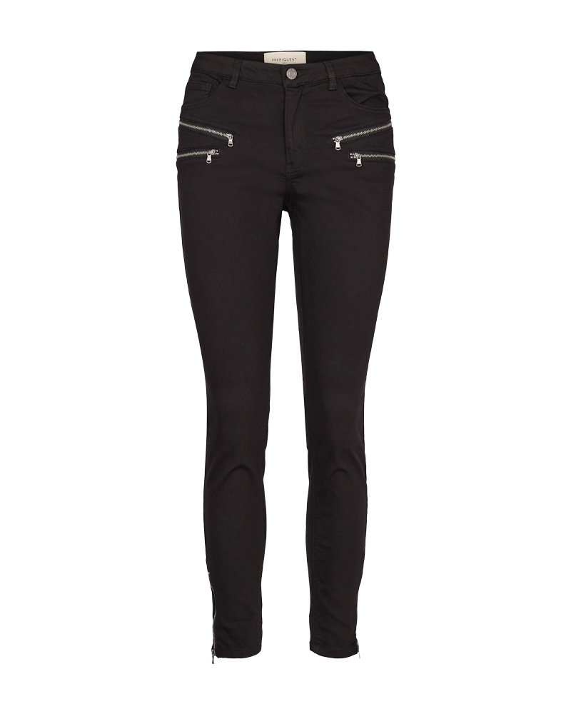 FQAIDA - BUKSER IN 7/8 LENGTH - BLACK