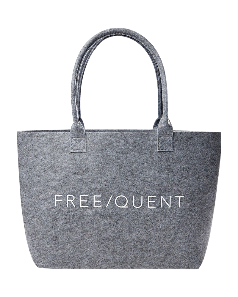 FREEEQUENT FELTBAG - GREY