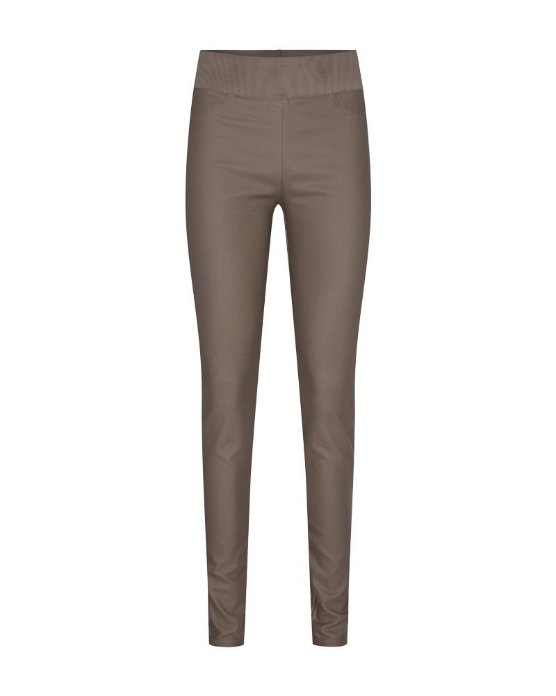 FQSHANTAL-COOPER - STRETCHY PANTS - BROWN