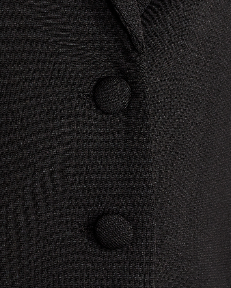 FQNANNI - Gebrachte lange blazer - zwart