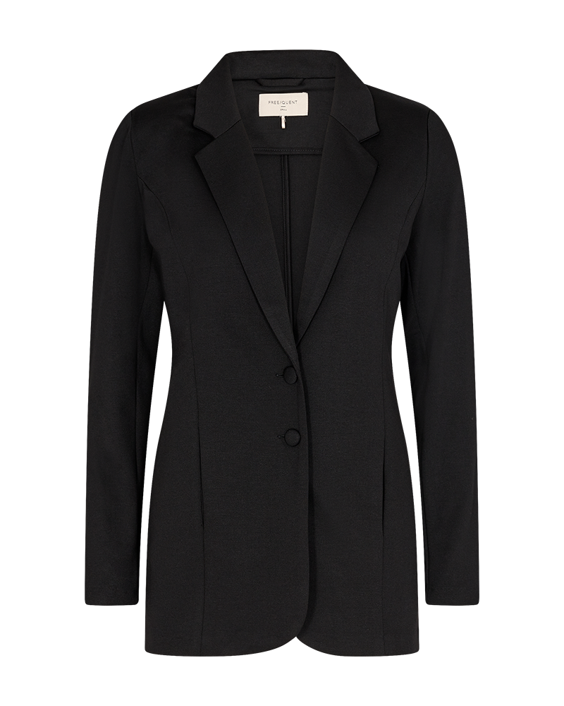 FQNANNI - Gebrachte lange blazer - zwart