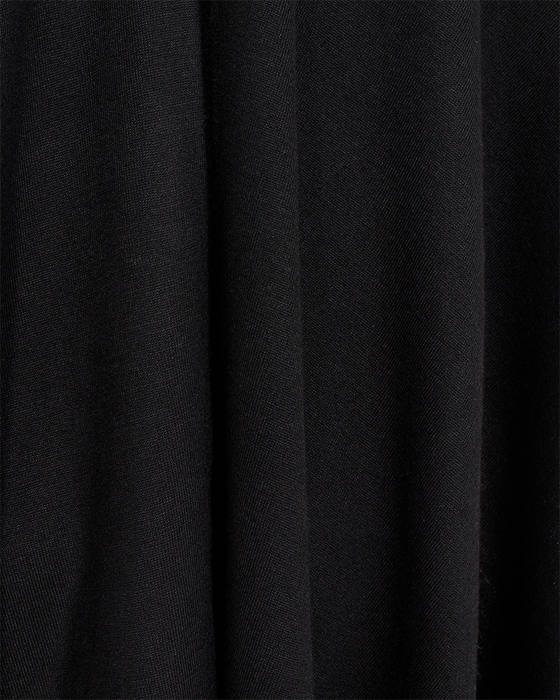 FQCLAUDISSE - PONCHO - BLACK
