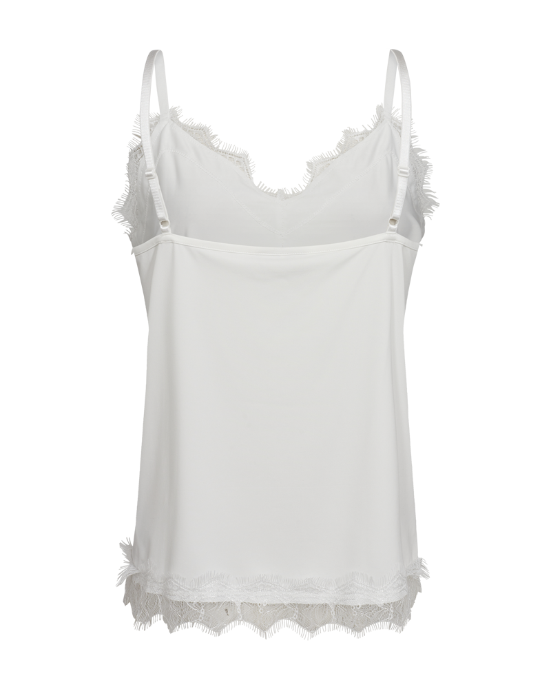 FQBICCO  -  LACE TOP - WHITE