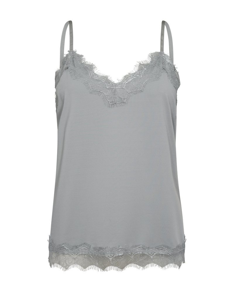 FQBICCO - LACE TOP - GREY