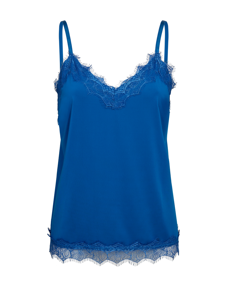 FQBICCO  -  LACE TOP - BLUE