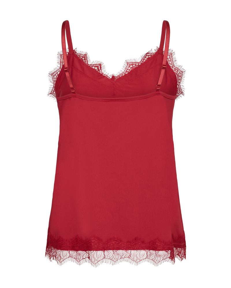 FQBICCO  -  LACE TOP - RED
