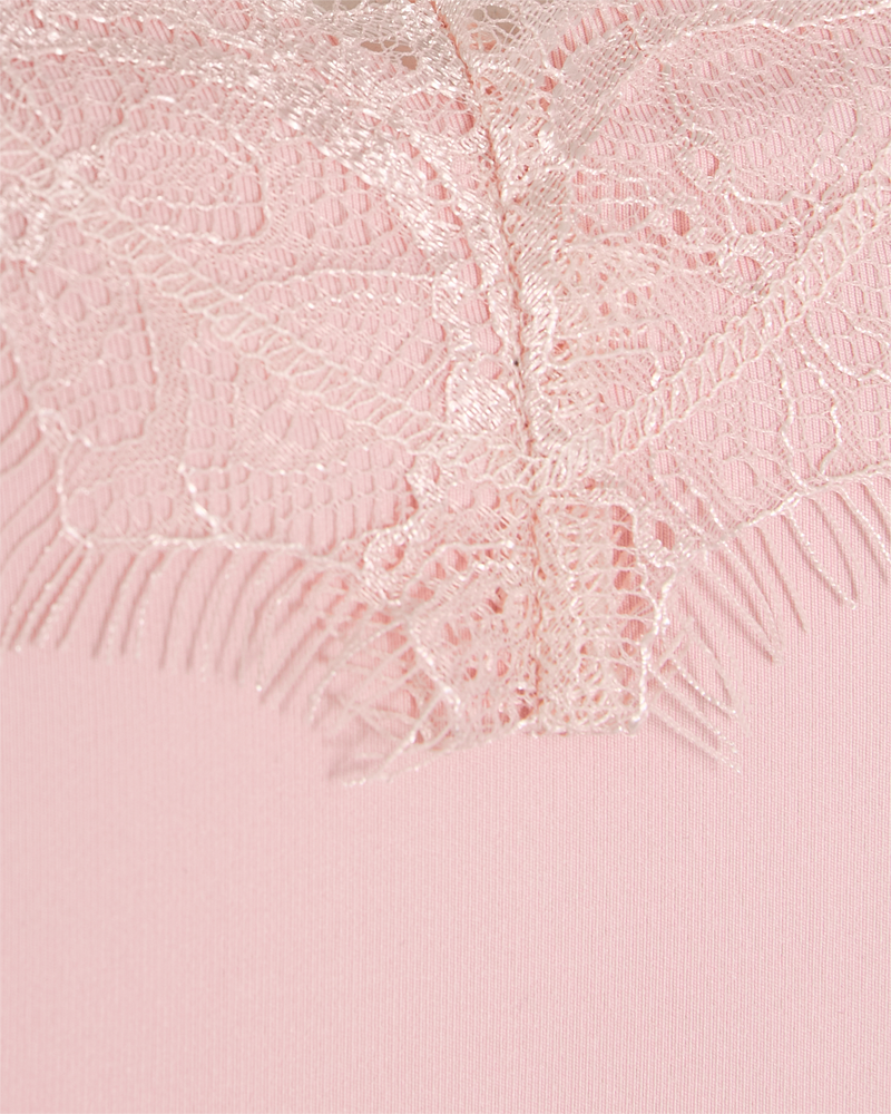 FQBICCO  -  LACE TOP - ROSE