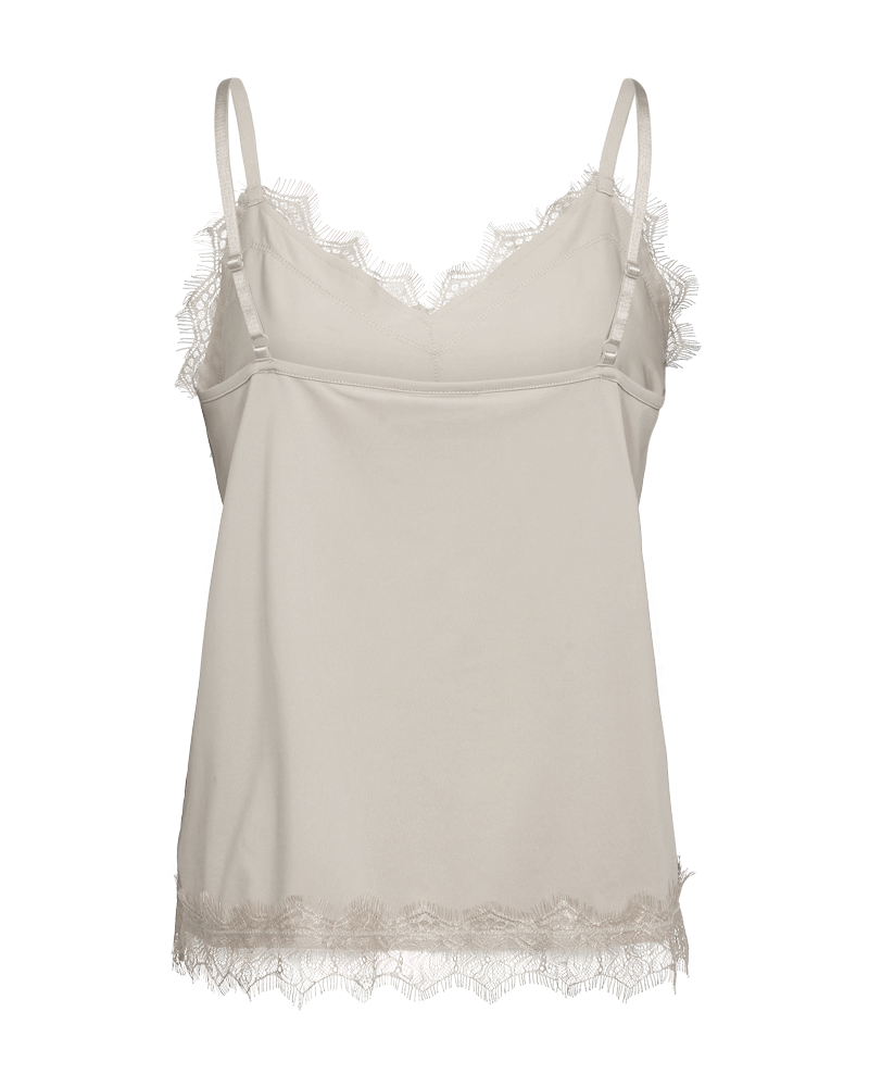 FQBICCO  -  LACE TOP - BEIGE