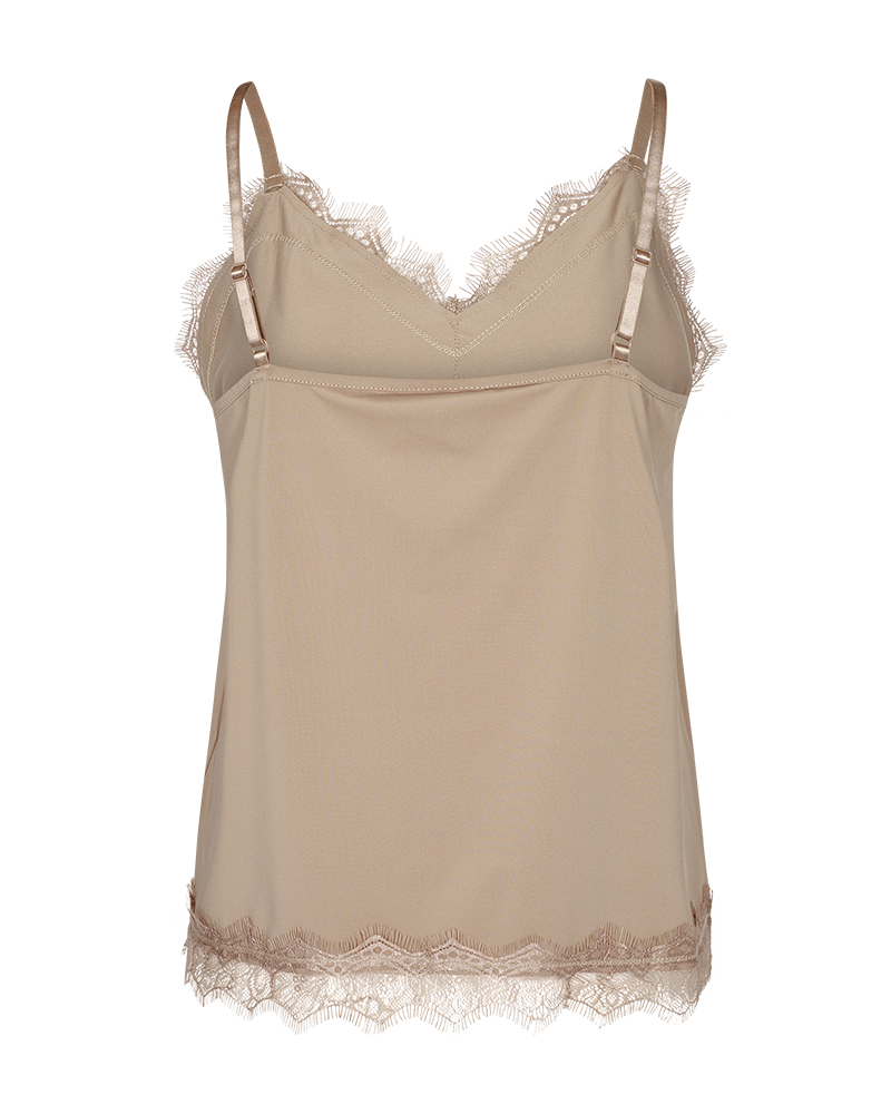 FQBICCO  -  LACE TOP - BEIGE