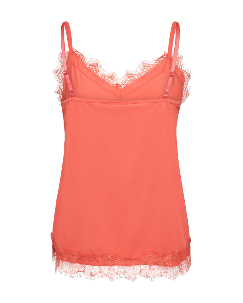 FQBICCO  -  LACE TOP - ORANGE