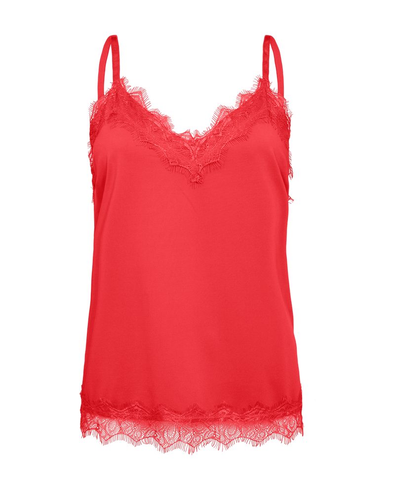 FQBICCO - LACE TOP - RED