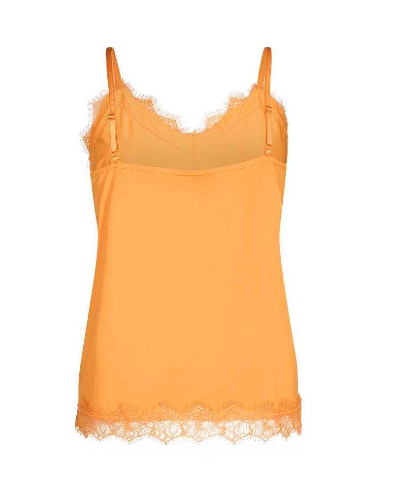 FQBICCO  -  LACE TOP - ORANGE