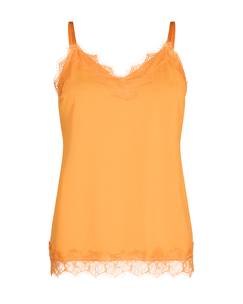 FQBICCO  -  LACE TOP - ORANGE