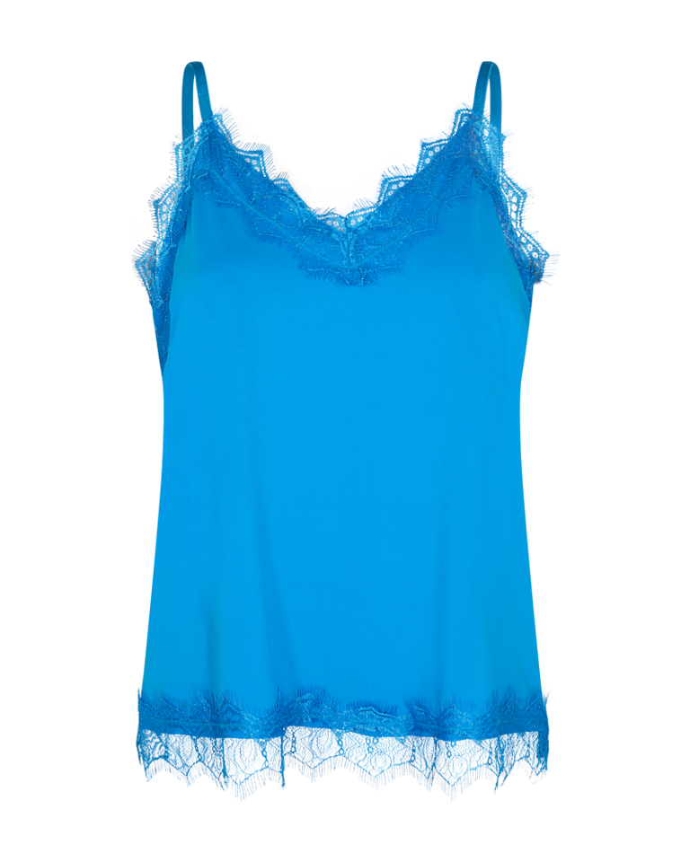 FQBICCO  -  LACE TOP - BLUE