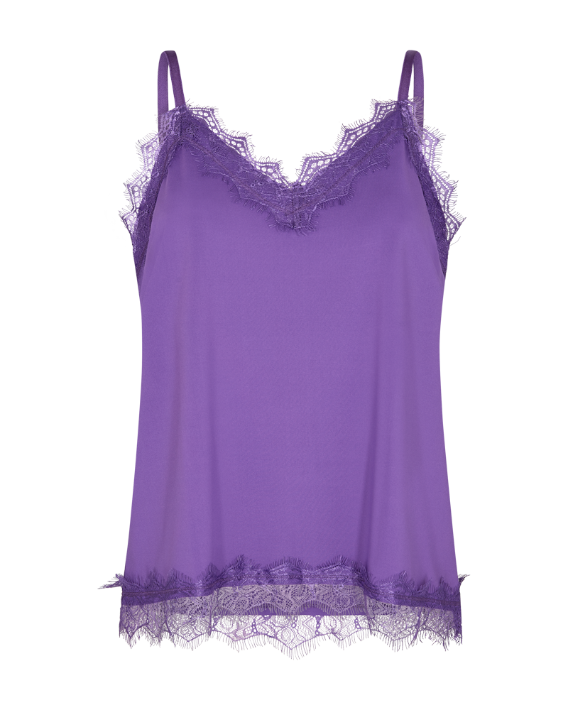 FQBICCO  -  LACE TOP - PURPLE