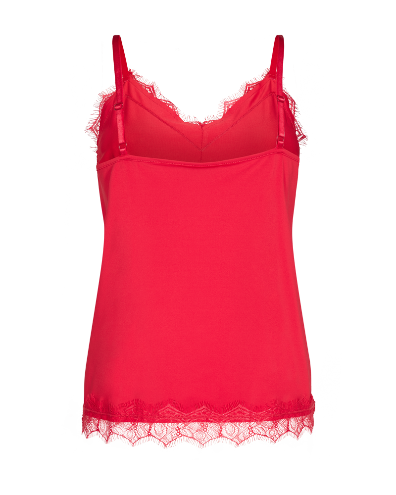 FQBICCO  -  LACE TOP - RED